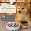 WHIPPY Slow Feeder Dog Bowl, Puzzle Maze Design to Slow