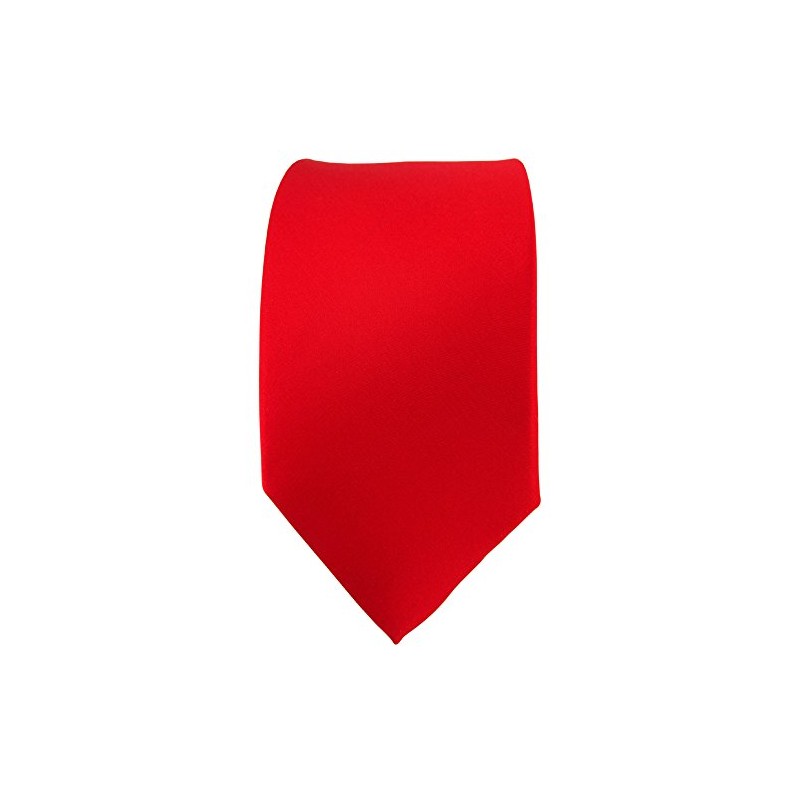 TigerTie Fashionable Satin Silk Tie in Various Colours Plain Tie