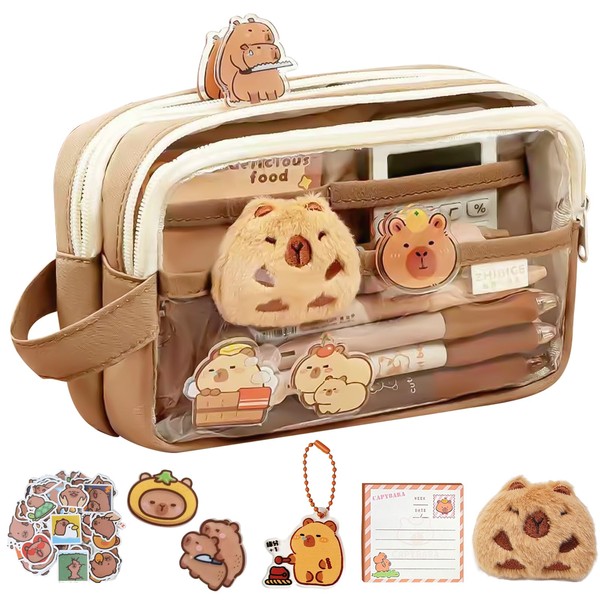 DKDDSSS Capybara Pencil Case, Pencil Case, Large Pencil Case for