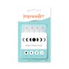 ImpressArt - Signature Moon Phase Design Metal Stamps, 4mm (Pack