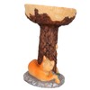 Cat Bird Bath Statue Durable Resin Bird Bath Bowl Exquisite