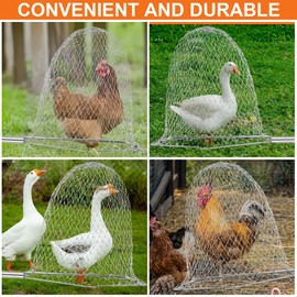 Erweicet Chicken Catcher, Chicken Leg Hook Coop Accessories 33" to 75" Inch Chicken Catcher Net for Catching Chickens Ducks Goose Birds