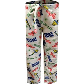 A Christmas Story Womens Christmas Story Leg Lamp Major Award Junior Cut Plush Lounge Pants (Small)