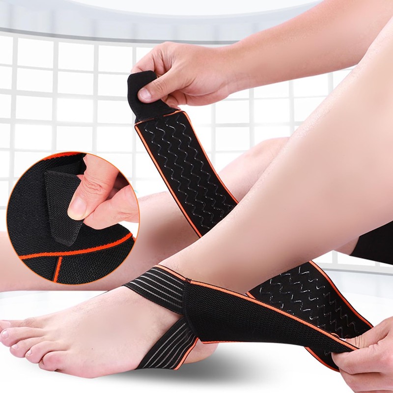 ZEACCT Pack of 2 Ankle Brace, Adjustable Ankle Support Strap,