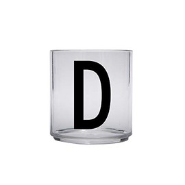 Design Letters Tritan Dinnerware Cups for Kids A-Z 6 Oz| Kids Glass Designed in Denmark for Baby Feeding | Toddler Cup for Drinking | Unbreakable Tableware for Baby|Stackable Tumbler Cup BPA/BPS Free