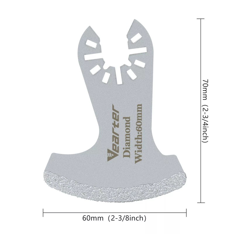 Vearter 3pc Oscillating Multi Tool Blade Diamond Saw Blades Set