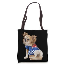 Chihuahua Dog Wear Traditional Japanese Happi Coat Festival Tote Bag