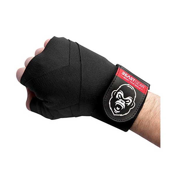 Advanced Boxing Hand Wraps Hand Wraps for Sports, MMA and Martial Arts - 4.5 Meter Elasticated Bandages