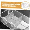 Gadpiparty 40Pcs Adjustable Clear Fridge Divider Set Durable Organizers for