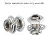 PATIKIL M8x15mm Round Head Hollow Screw Bolts, Set of 40,