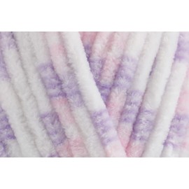King Cole Yummy Chunky Crochet Yarn, 100% Polyester Plush Texture Knitting Wool for Blankets, Throws, Scarves & Shawls - 100g Ball - Cupcake (2217) - Single (1 Ball)
