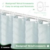 Dynamene Extra Long Shower Curtains, 96 Inch Long Boho Tufted