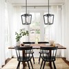 SGLfarmty Black Pendant Lights Kitchen Island, 1-Light Light Fixtures, Farmhouse
