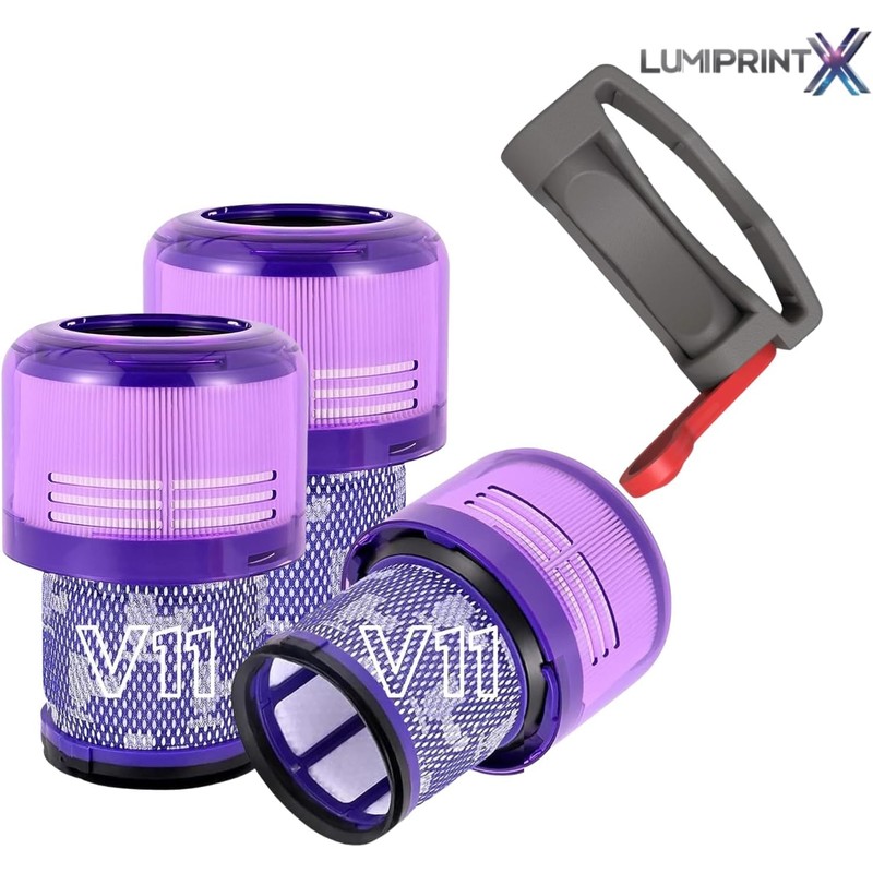 Dyson V11 Filter, 2-Pack Premium True HEPA Replacement Filters for