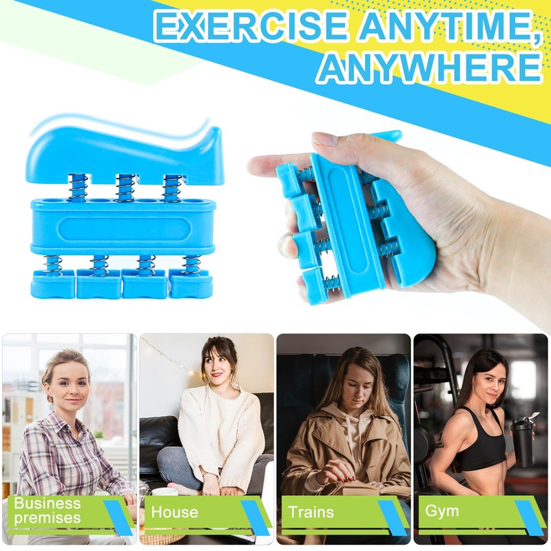 4 Finger Trainer Occupational Therapy, Includes Four Levels of Finger
