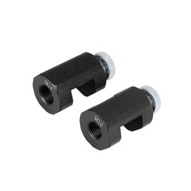 Motoforti 2pcs Matte Black 12mm 14mm Threaded Engine Spark Plug Caliper Universal Precision Car Spark Plug Gapper Aluminum Alloy Gapping Tool Long-Lasting