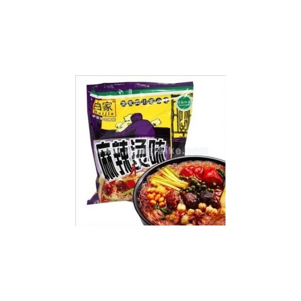 Sichuan Baijia Instant Sweat Potato Thread/Noodle Hot Spicy Flavor 3.70 Oz (Pack of 8)