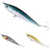 3 Pack Sinking Pencil Popper Hard Fishing Lures or Crankbaits