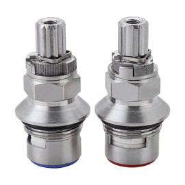 2 Pack Ceramic Disc Cartridge for 910-9000, Compatible with Price Pfister Hot & Cold Ceramic Valve, Fits for Price Pfister Two Handle Lavatory and Kitchen Faucets, 12 Point Broach