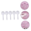 BIUDECO 5pcs Transparent Measuring for Facial Mask Practical Gauge for