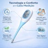 Termómetro Edge Slim Retroiluminado De Contacto Flexible Azul