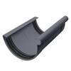 INEFA Gutter Connector Semicircular PVC NW100 / 100 mm Anthracite