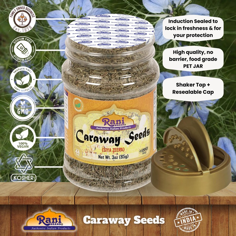 Rani Caraway Seeds (Siya Zeera) Spice 3oz (85g) Natural ~