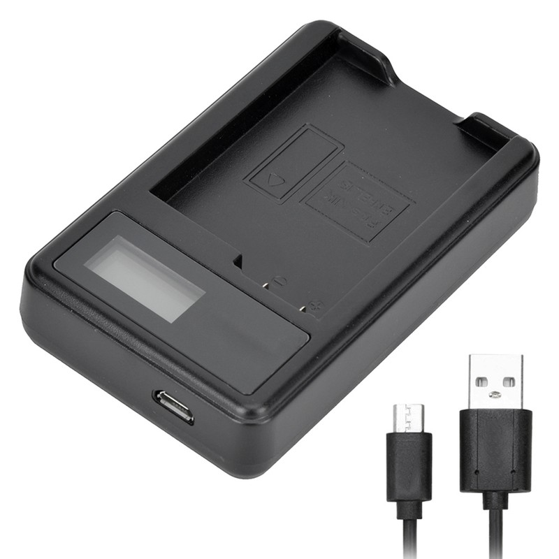 SEIVI EN EL15 Camera Battery Charger LCD Charging Display for