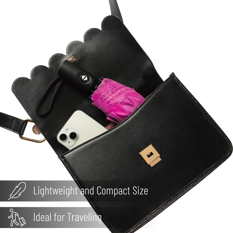 Mr. Pen- Windproof Travel Umbrella, Pink Blossom, Automatic Umbrellas for