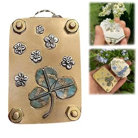 Neyeau Flower Press,Flowerpress for Adults,Practical Miniature Flower Press Set,Suitable for Arts and Crafts Lovers,Plant Lovers