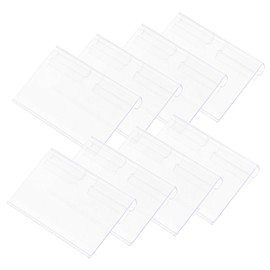 Operitacx 3 Sätze Supermarkt Einkaufszentrum Stanzetiketten Preisschild Display Produktregal Etikettenhalter Regaletiketten Aufkleber Spenderhalter Marker Einzelhandelsbedarf 60 Stück * 3