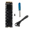 Oidnvay M.2MKEY PCI-E Riser Card M.2NVME to SATA3.0PCIE to SATA6Gpbsx6