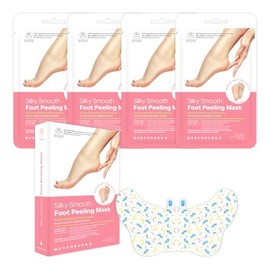 Mascarilla exfoliante para pies con AHA/BHA y 4 extractos de frutas, elimina la piel muerta y los callos para pies suaves del bebé, calcetines para pi