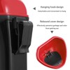 LIOOBO Mini Car Trash Can Bin with Lid Auto Dustbin