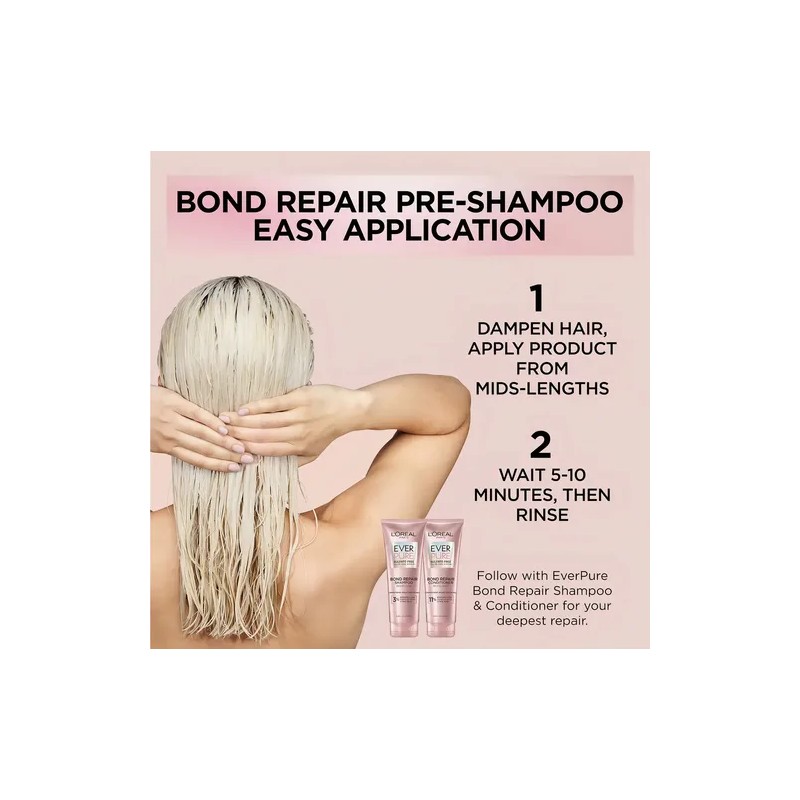 L'oreal Paris Everpure Sulfate Free Bond Repair Pre Champú T