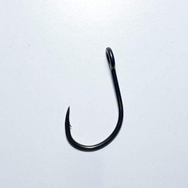 Vanfook SPB-61F Expert Hooks, Extra Heavy, Pack of 12, Fluorine Black #1/0