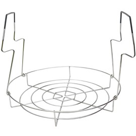 FUKQVOD Stainless Steel Canning Rack, Contoured Comfort Grip Handles Rack, non-rusting rack - Canning becomes easy, fun and safe