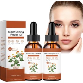 Spilanthes Face Oil, Anti Aging Face Oil for Firming and Intense Hydration, Moisturizing Treatment to Targeted Fine Lines for Glowing and Radiants Skin, Face Serum for All Skin Types (2PCS)