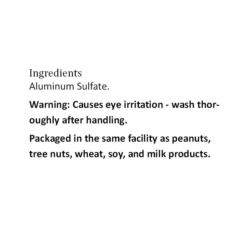 Medley Hills Farm Alum Granulated Powder (Food Grade) 3.5 lbs.