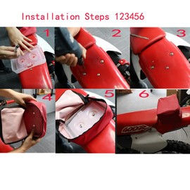 crazy sport Rear Seat Fender Pack Tool Storage Bag For HONDA CRF250R CRF450R CRF 125/150/250/450/R/X/RX CRF 450X 300L 400L 250F 230F 150F 125F CRF250M
