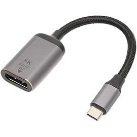 Adaptador USB-C a DisplayPort 4K a 144Hz 8K a 30Hz HDR DP 1.4 para Oficina en Casa
