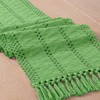 FLCSIed Boho Table Runner Macrame Farmhouse Woven Burlap Rustic Table