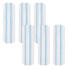 Pack of 4 Replacement Covers Compatible with Vileda H2PrO Floor Mops, Microfibre Cover for Flat Wipers, Machine Washable, Reusable, Easy to Attach to Frame, for All Hard Floors (4)
