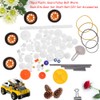 78pcs Plastic Gears Axle Belt Bushings Pulley Belt Worm Rack