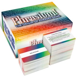 Gamesium - Phrasium Is A Game About Language, History And The Origin Of Phrases - Not Your Traditional Board Game - Card Game for Adults - Word Games For Adults using Idioms & Words