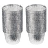 LAKELAND 50 Foil Pudding Dishes, Round - 2 x Packs of 25 - Reusable and Recyclable
