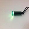 INDICATOR / WARNING LIGHT, PANEL MOUNT 12VOLT COLOR (1SINGLE, GREEN)