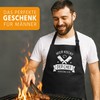 MoonWorks® Barbecue Apron Cooking Apron for Men with Saying "Hier