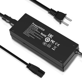 PowerHOOD 12V AC/DC Adapter Compatible with Wagan 6206 EL6206 Thermoelectric 6 Liter Capacity Portable Electric Cooler Warmer Car Fridge EL9903 12VDC DC12V 12 Volt Power Supply Cord Charger Cable PSU