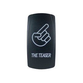 STVMotorsports Laser Backlit Orange Rocker Switch The Teaser 20A 12V On/Off LED Light